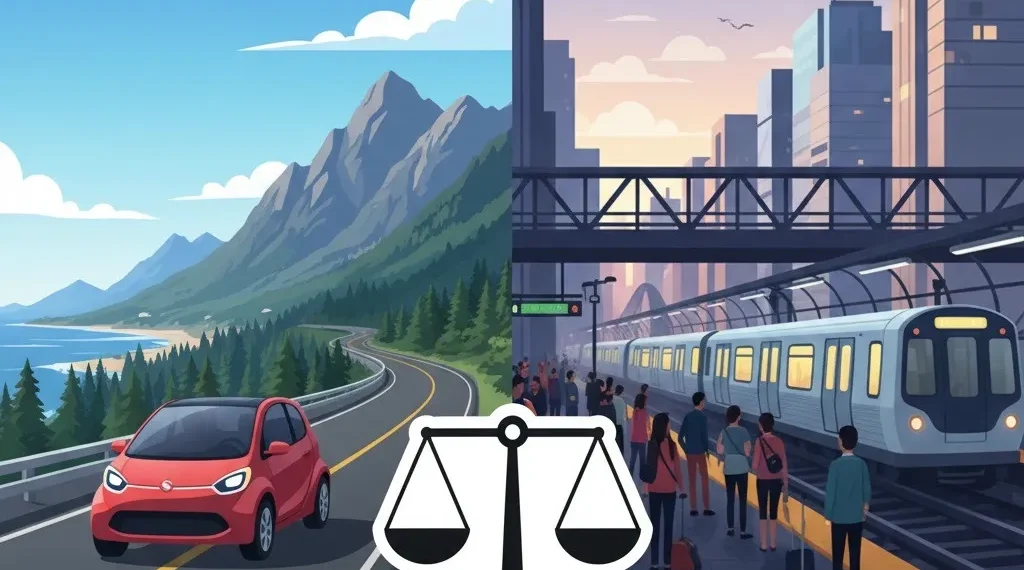 Renting a Car vs Public Transport