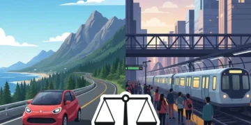 Renting a Car vs Public Transport