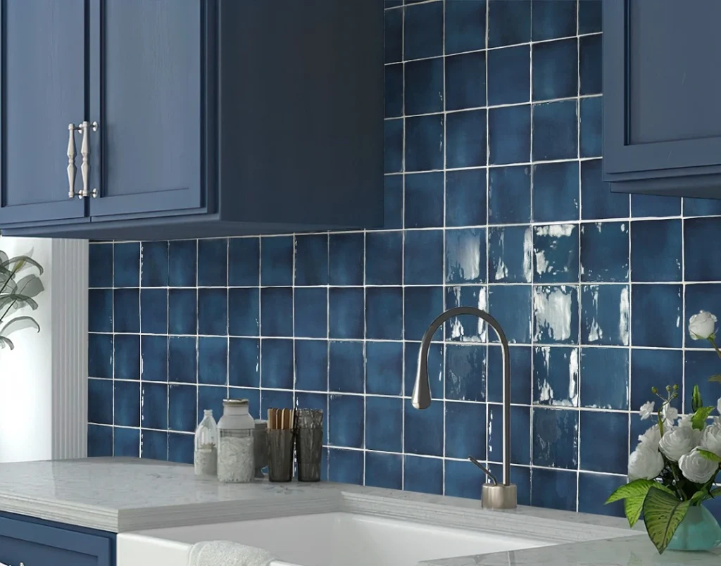 blue-ceramic-tile-in-a-kitchen