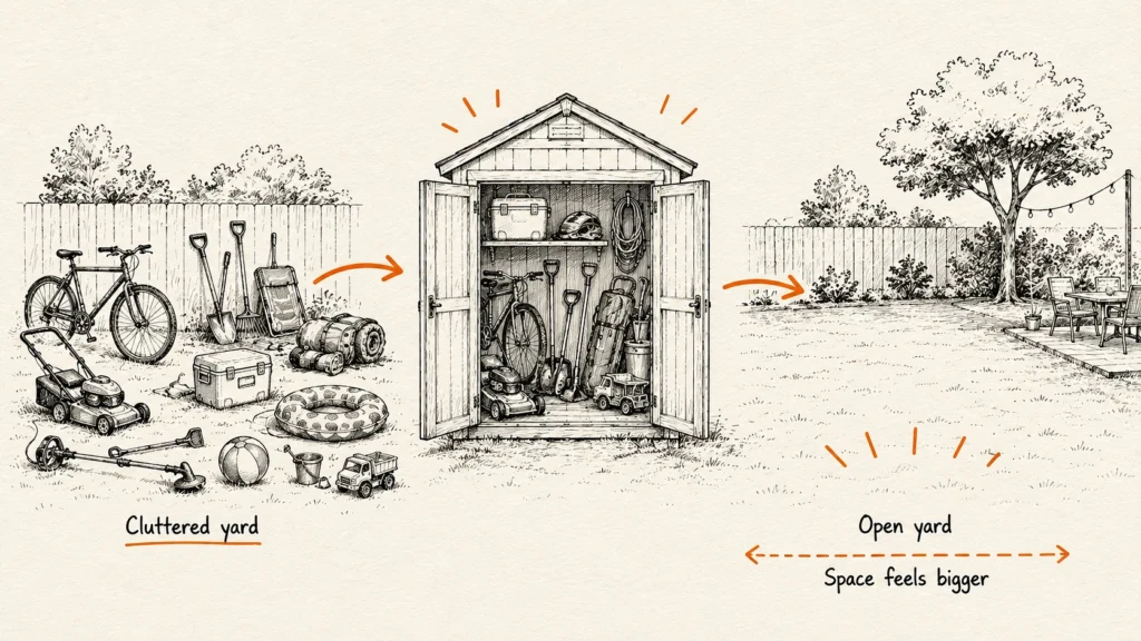 Nobody buys a house because of the shed