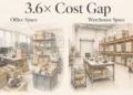 Office vs warehouse space cost