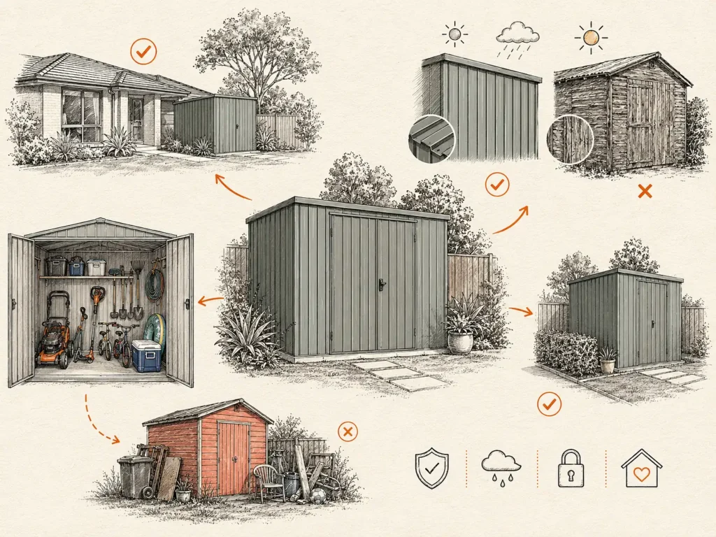 What matters when you're choosing the shed