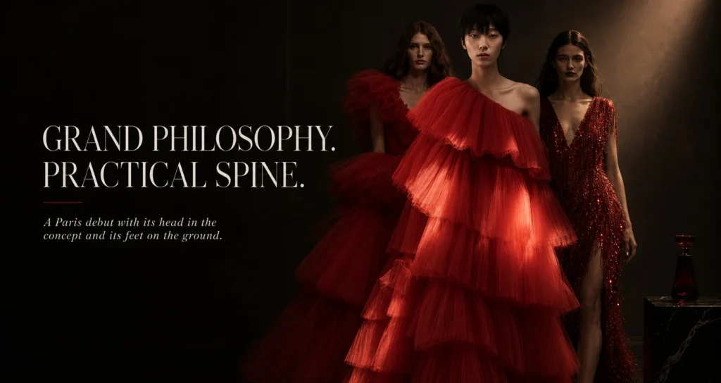 The RVNG Autumn/Winter 2026 Couture Collection Marks Jordan Hyatt's Paris Debut