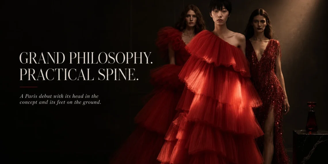 The RVNG Autumn/Winter 2026 Couture Collection Marks Jordan Hyatt's Paris Debut