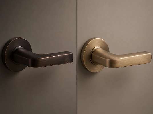 How Bronze Behaves In A Real Home: Finishes, Patina And Upkeep
The most useful thing I can tell you about bronze came from a mistake. Three years ago I fitted oil rubbed bronze handles on every cabinet in a kitchen, and within eight months the two handles by the sink looked nothing like the other ten. Lighter, brassier, worn through at the grip point. Nobody warned me bronze keeps changing after you install it. So consider this that warning, plus everything else I've learned the slightly expensive way.
Which bronze finish should you choose?
Oil rubbed bronze for traditional and rustic homes, satin or brushed bronze for contemporary ones. But the showroom won't show you the real difference, which is how each one survives daily hands.
Oil rubbed bronze is a darker, almost black surface with rich brown undertones underneath, and that dark layer is exactly what wears away at contact points. On a door lever that gets touched forty times a day, expect the high spots to lighten within the first year. In an older property that reads as character. On a minimalist kitchen it reads as damage.
Satin or brushed bronze belongs in modern homes with luxury interior details, and it earns its keep in one specific way: fingerprints. I did a side by side once, polished bronze plate next to brushed on the same door for a month. The polished one needed wiping twice a week. The brushed one I cleaned when I remembered, which was roughly never.
What is a living finish, really?
A living finish means the surface keeps reacting to air, moisture and skin oils, and develops a patina you didn't choose. Here's the part the product pages soften: the change is not uniform. It happens fastest wherever hands land, so a handle patinas in a grip shaped patch while the backplate stays dark.
Those two sink handles from my kitchen story? I left them. Eighteen months later the rest of the kitchen had caught up and the whole run looked deliberately aged, better than new honestly. That's the deal you're signing. Bronze looks worst between month six and month eighteen, in that awkward half changed phase, then it comes good. If you want hardware that looks identical in year ten to the day it arrived, buy PVD coated finishes instead and skip real bronze entirely.
How do you mix bronze with other metals?
Use the 60/30/10 split. All bronze rooms go flat, I've seen it enough times to stop arguing about it.
60% bronze as the dominant metal
30% a contrasting metal, brushed stainless works
10% sparkle, small frames or a touch of polished brass
Why the 10% matters most
Because it's the difference between a room that feels designed and one that feels like a catalogue page. The eye needs one bright thing to land on. In a client's study we tried skipping it, all bronze and steel, and the room felt like a hardware audit until one polished brass lamp went in.
What colours pair well with bronze?
Crisp whites take a stark, clean bronze. Earthy palettes take an organic, grounded one. Bronze is an alloy of copper and tin, and that copper base makes it warm, so it either contrasts with a palette or blends into it.
Against high contrast whites and ivory the bronze becomes the outline of the room, so it needs to be dark and definite. Among sage green, terracotta and warm taupe, the metal and the walls pull in the same warm direction, and a softer bronze disappears into the scheme in a good way.
How do you clean bronze without ruining it?
Warm water, a drop of soap, soft cloth. That's the entire routine. I learned the hard way what spray cleaners do: one pass of a bathroom multi surface spray took the oil rubbed layer clean off a corner of a cabinet pull, and there's no undo for that. The finish is a treatment sitting on the metal, not the metal itself.
Skip the scrubbing too. The patina you'd be scrubbing off is the protection. Done right, bronze asks less of you than almost any metal in the house, provided you can leave it alone