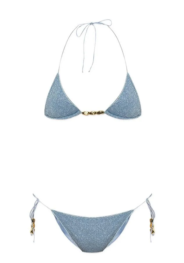 Glitter-detailing bikini