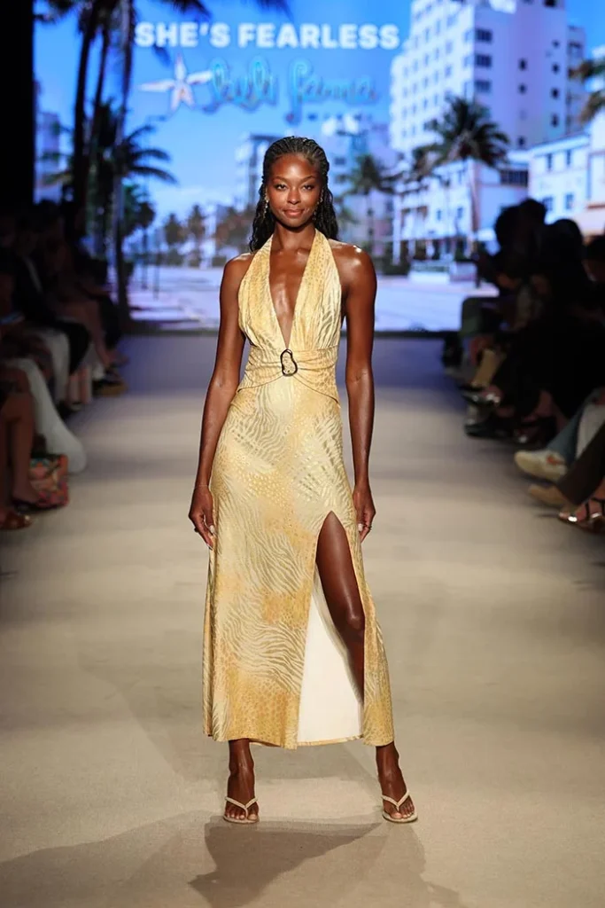 Kristina Elise walks the runway