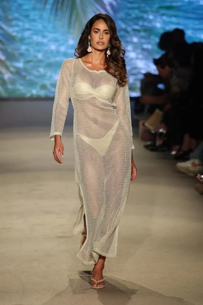 Marianela Ancheta walks the runway