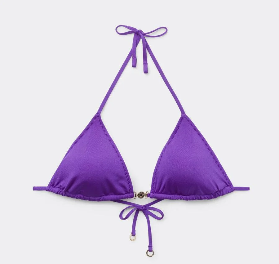 Purple bikini top
