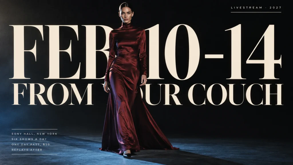 Watch New York Fashion Week Shows From Home