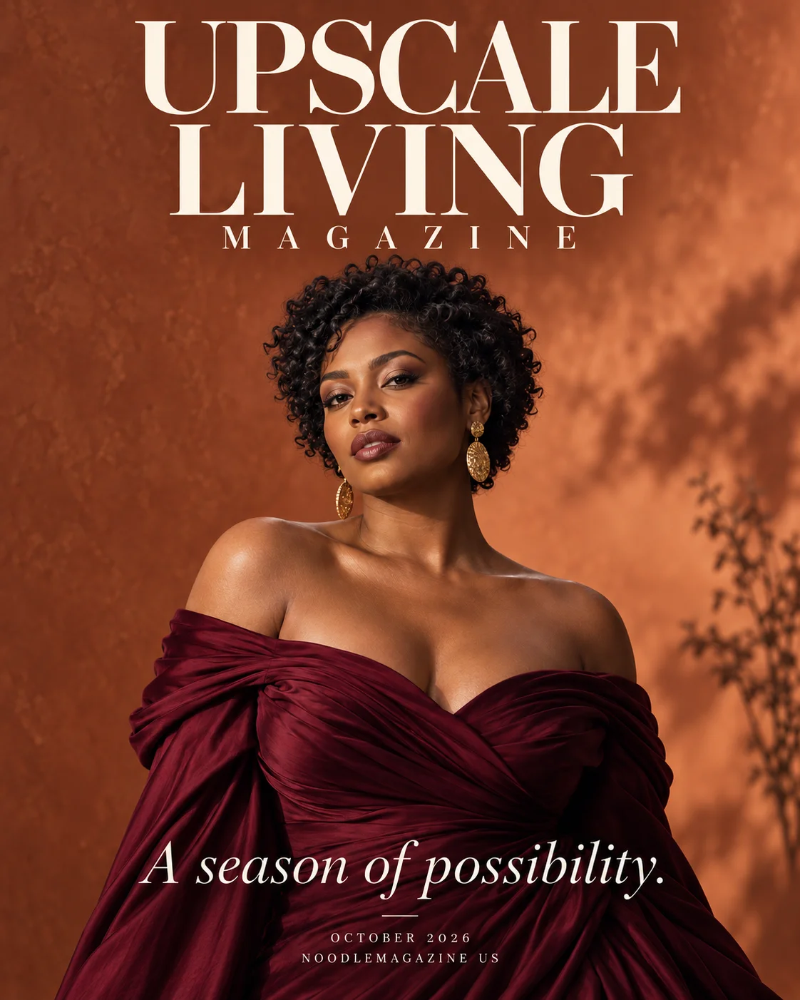 Upscale Living Magazine October 2026 cover, A Season of Possibility issue
